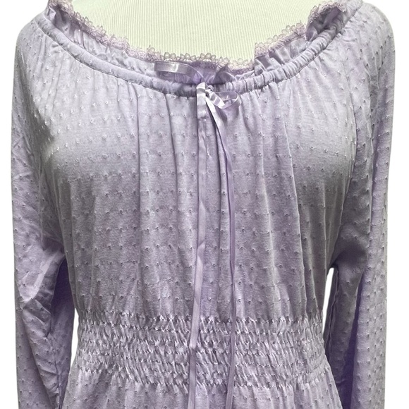 NWT Whispers Long Nightgown Women’s Large Prairie Feminine Maxi Gown Cottagecore - Picture 2 of 16